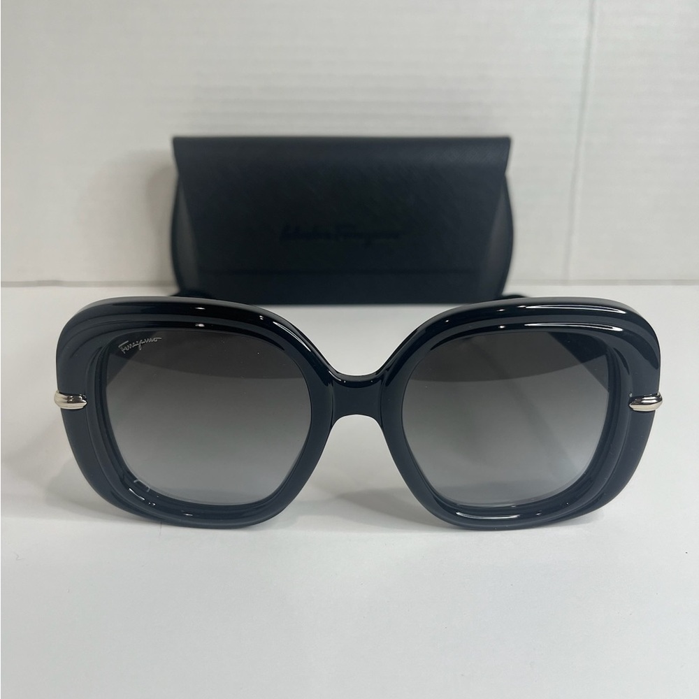 Salvatore Ferragamo Black Sunglasses